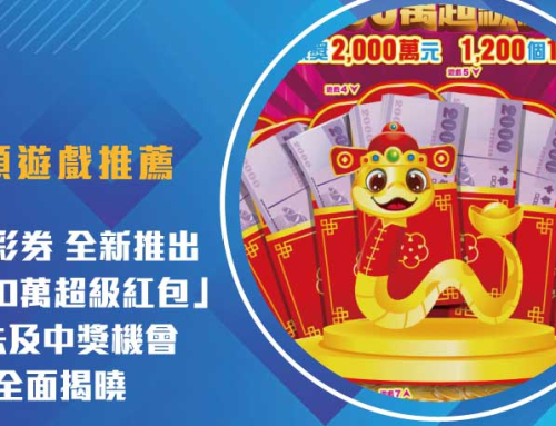 台灣彩券推出「2000萬超級紅包」 刮刮樂 ，玩法及中獎機會揭曉