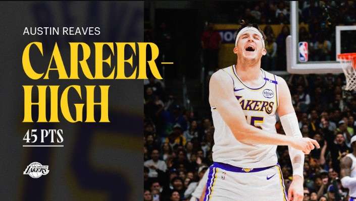 奧斯汀·里維斯（Austin Reaves）本賽季場均19.1分，是球隊穩定的外線火力支援，他在三分線外的準度與防守端的積極性，將是湖人應對黃蜂進攻的關鍵武器之一。