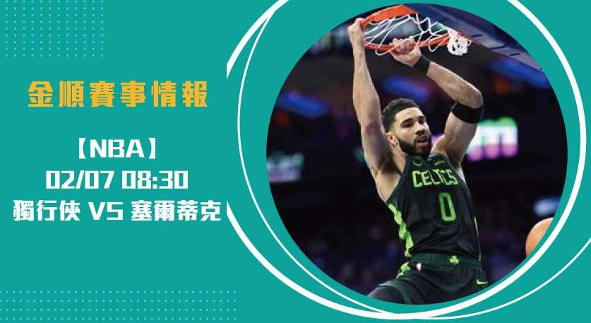 獨行俠 對 塞爾蒂克 即時比分解析：波士頓主場熱力開戰 20250207 NBA 美國職籃