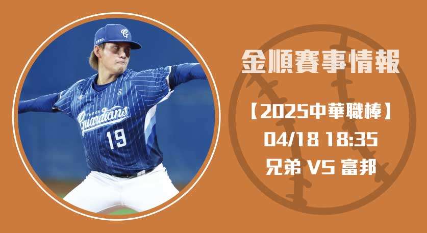 兄弟 對 富邦 ！即時比分戰況全解析｜中華職棒焦點賽事20250418 CPBL 中華職棒