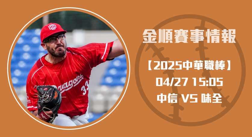 中華職棒戰況 中信兄弟羅戈壓陣，味全龍龍聖主場迎戰 20250427 CPBL 中華職棒