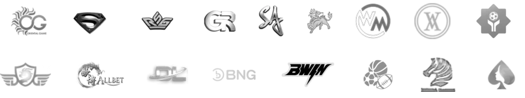 TOP8BET合作遊戲供應商品牌標誌